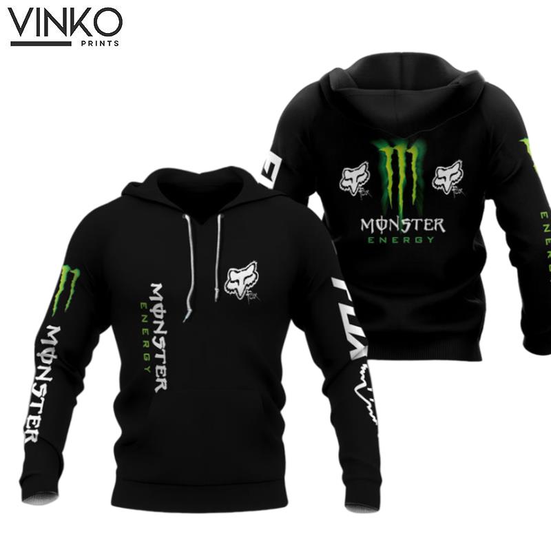 Monster Energy Car Motor Parka Jacket Hoodie