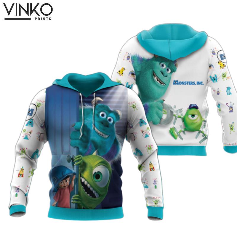 Monsters Inc Cartoon Characters Hoodie