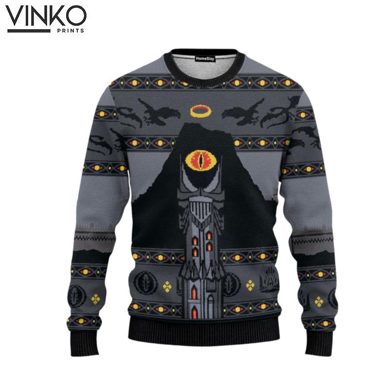 Mordor Lord Of The Rings Adult For Men And Women Ugly Christmas Sweater