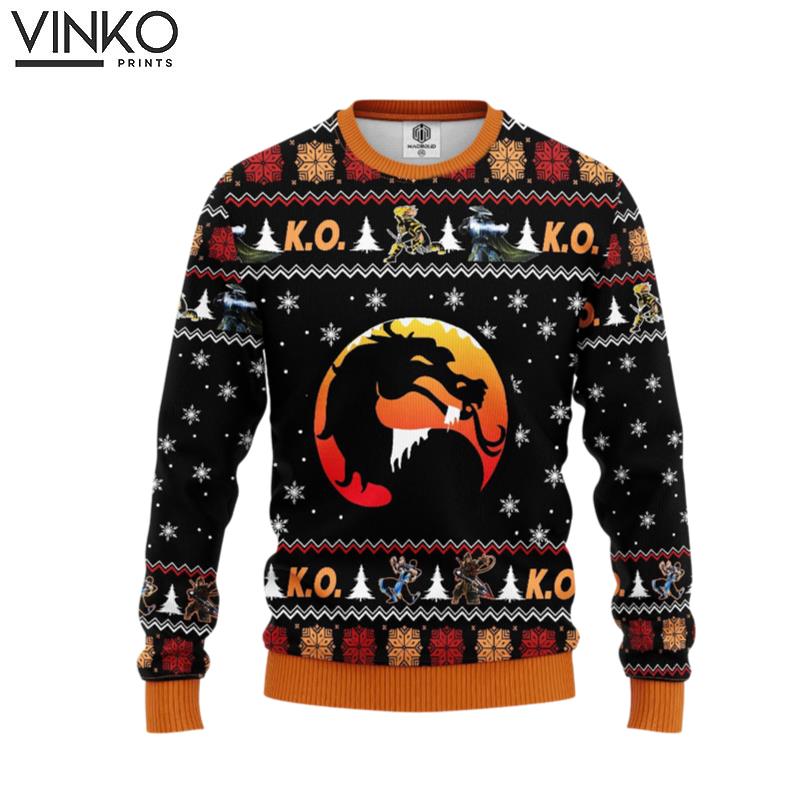 Mortal Kombat Gaming Ugly Christmas Sweater