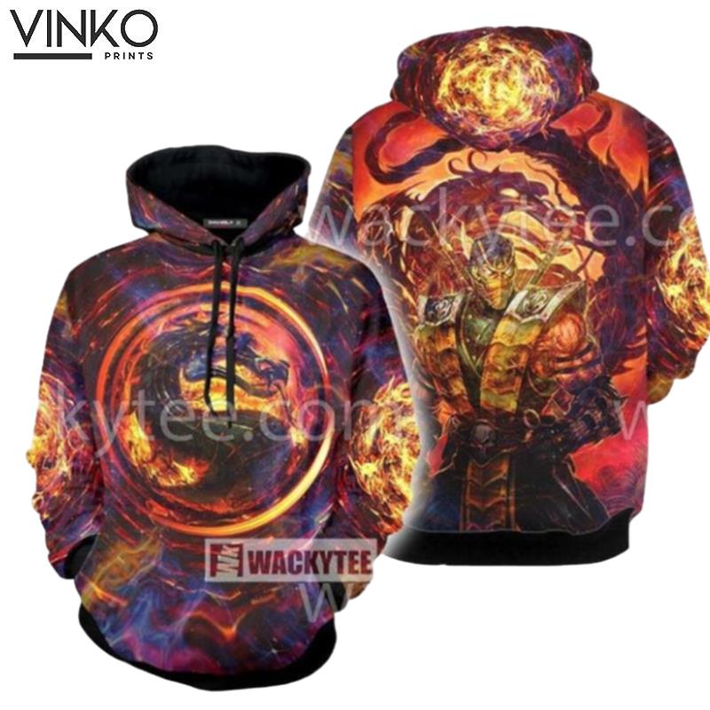 Mortal Kombat Scorpion 382 Hoodie