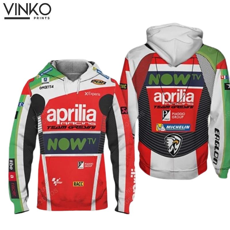 Moto Grand Prix Aprilia Racing Hoodie