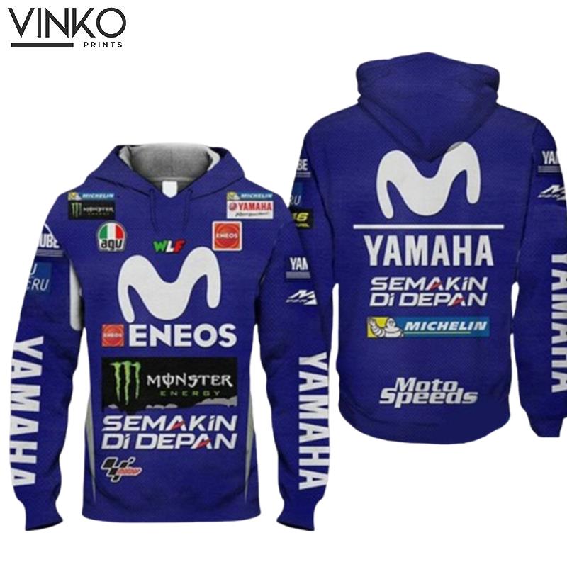 Moto Grand Prix Valentino Rossi Motogp Racing Hoodie