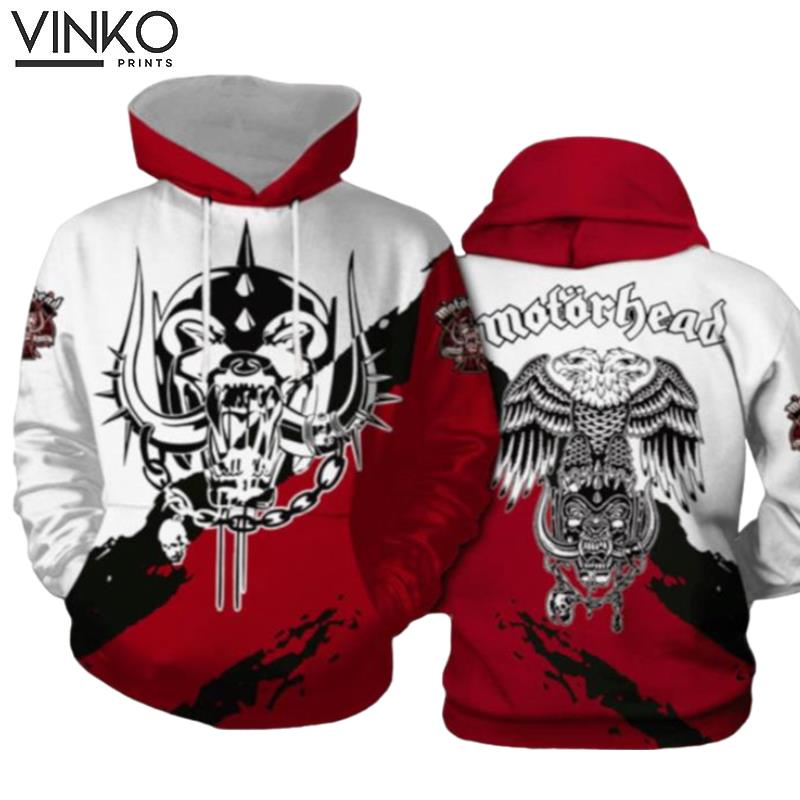 Motorhead Logo Men And Women Motorhead Logo Rock Band Hoodie