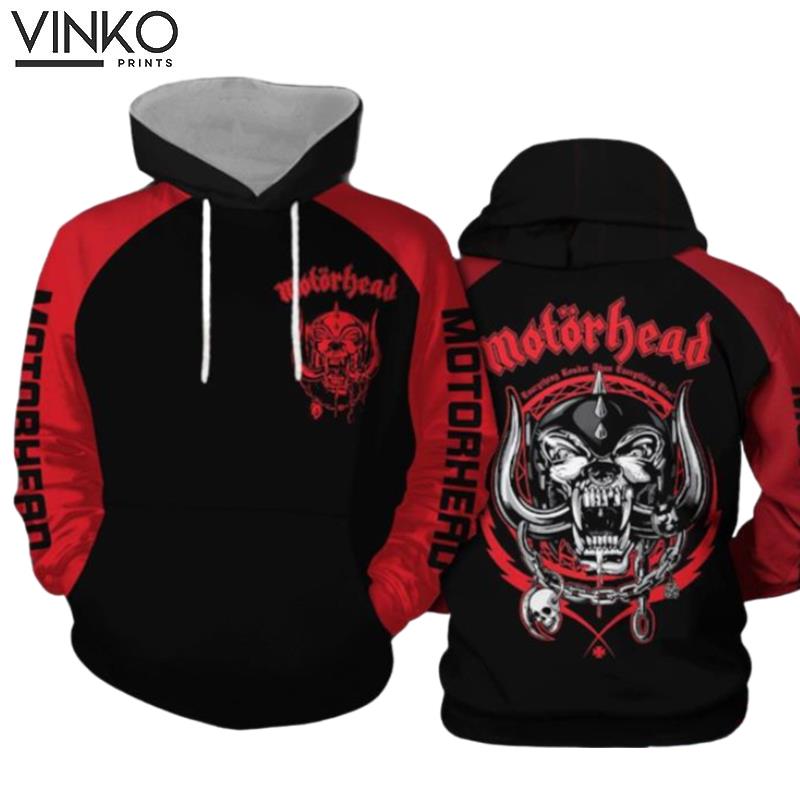 Motorhead Rock Band Bomber Hoodie