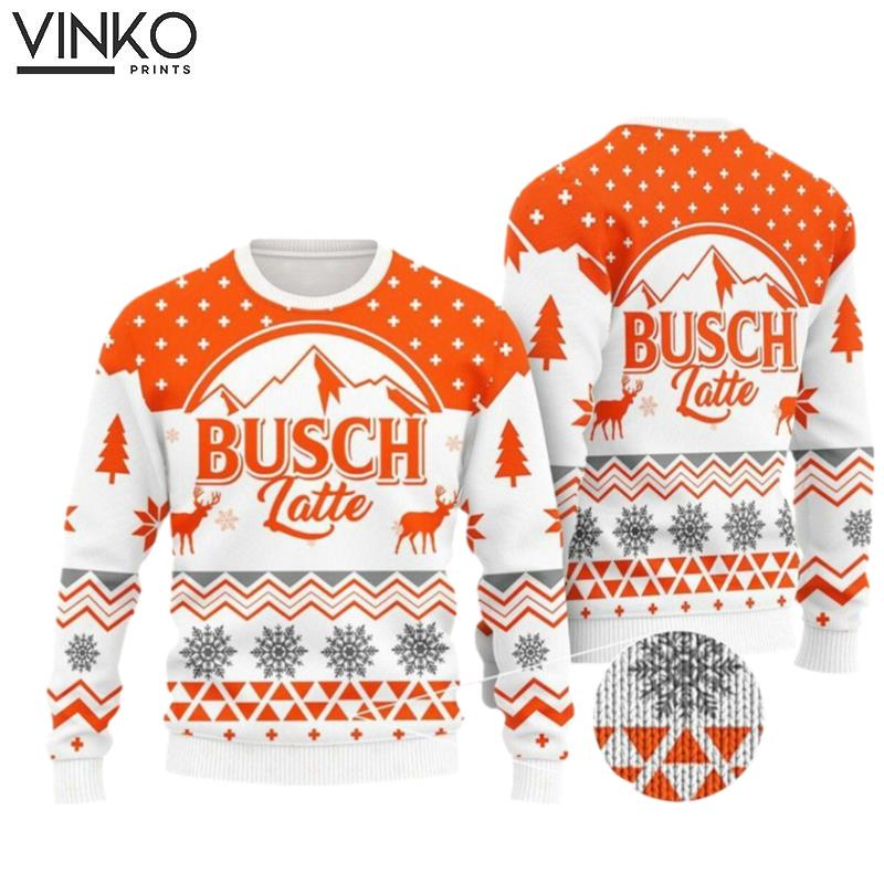 Mountain Busch Latte Ugly Christmas Sweater