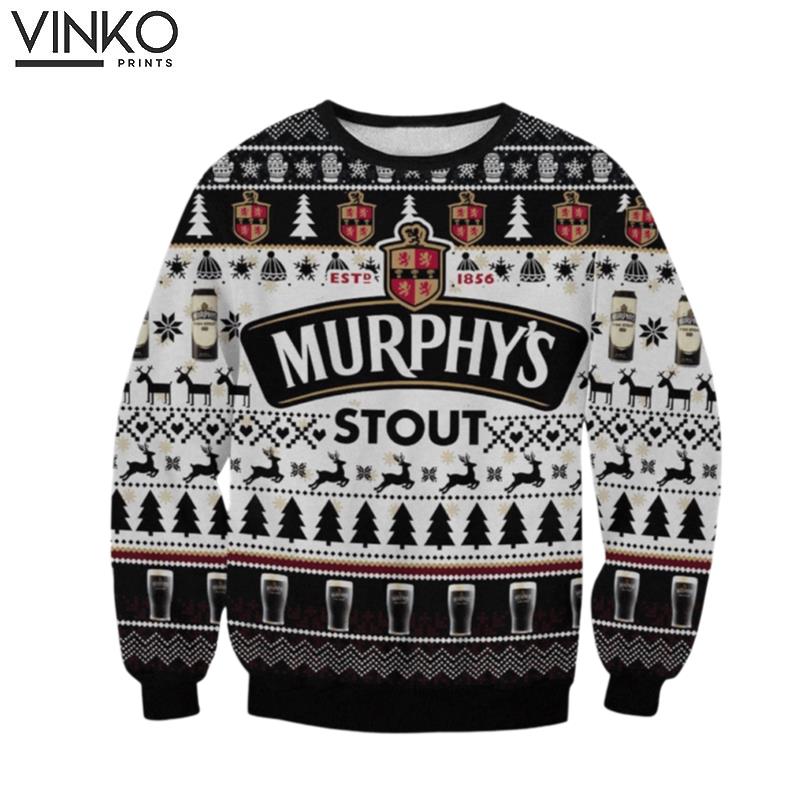 Murphys Stout Beer Ugly Christmas Sweater