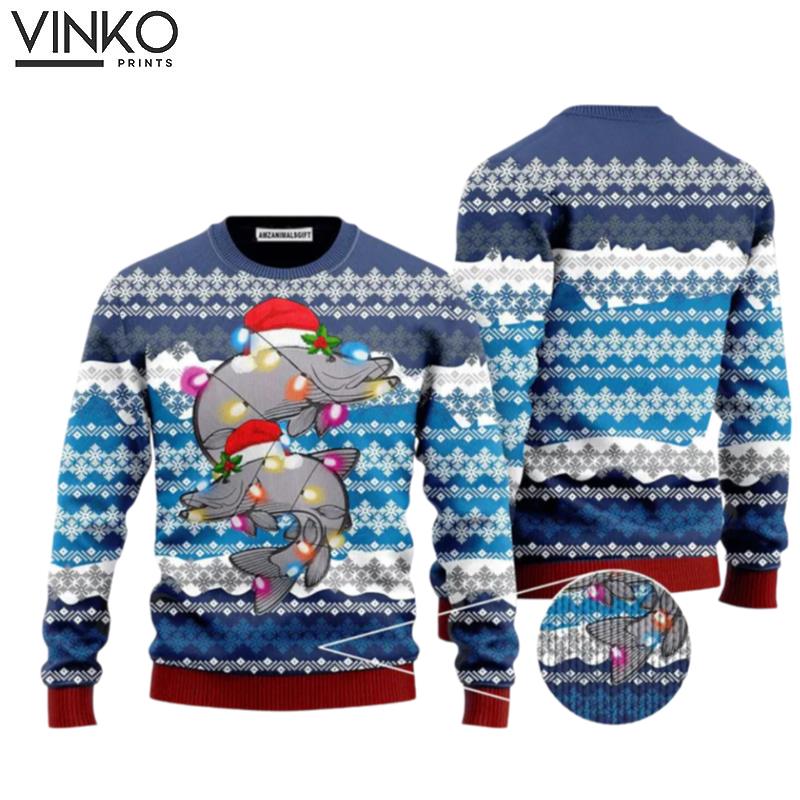 Musky Fishing Perfect Outfit For Christmas New Year Autumn Winter Ugly Christmas Sweater