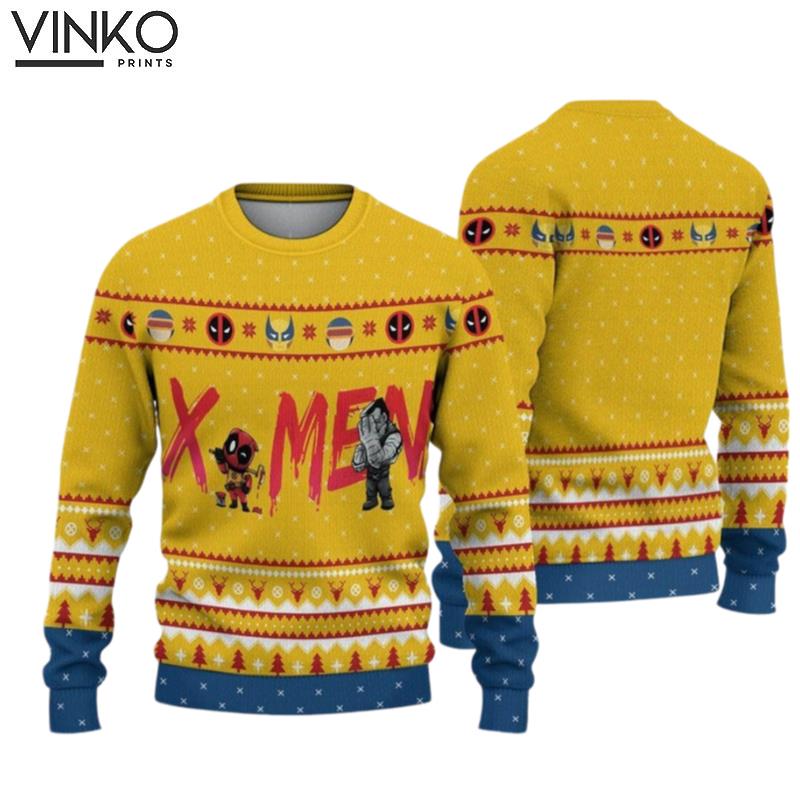 Mutants Deadpool Mutants Deadpool Ugly Christmas Sweater