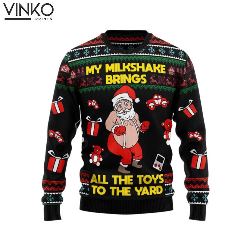 My Milkshake Bring Christmas Ugly Christmas Sweater