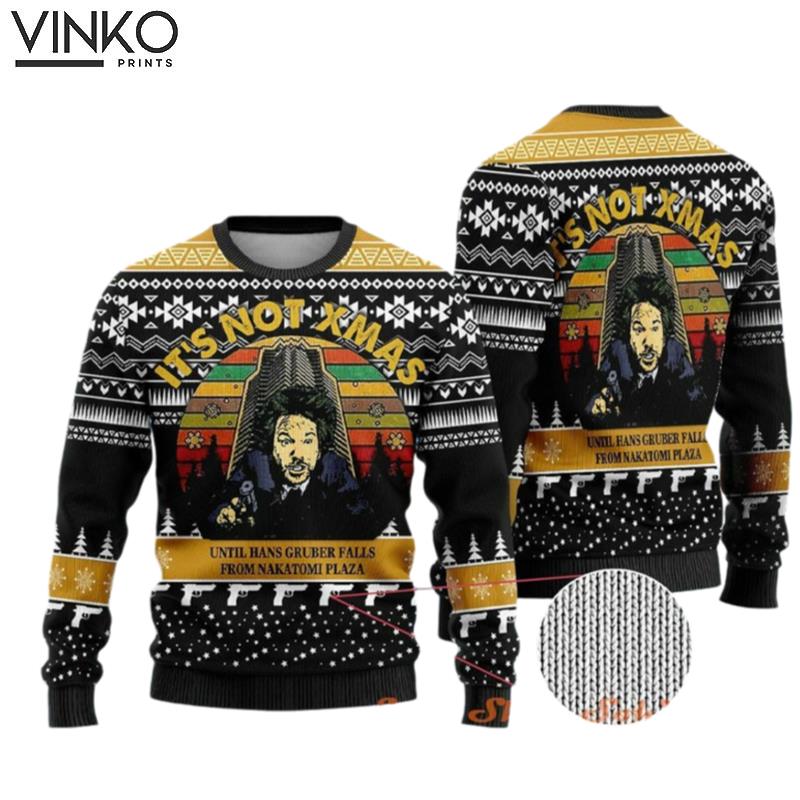 Nakatomi Plaza All Over Print 3D Nakatomi Plaza Christmas Party Ugly Christmas Sweater