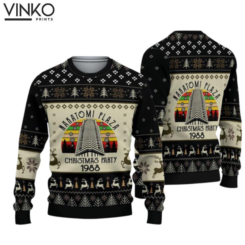 Nakatomi Plaza Christmas Party Christmas Party Nakatomi Plaza Ugly Christmas Sweater