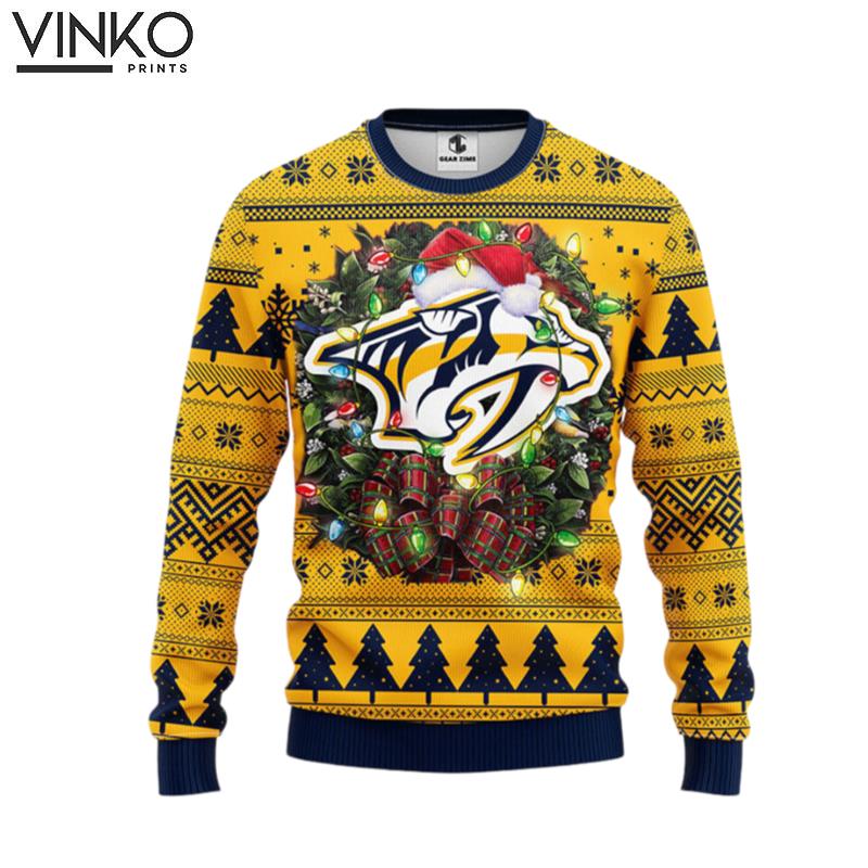 Nashville Predators Ugly Christmas Sweater