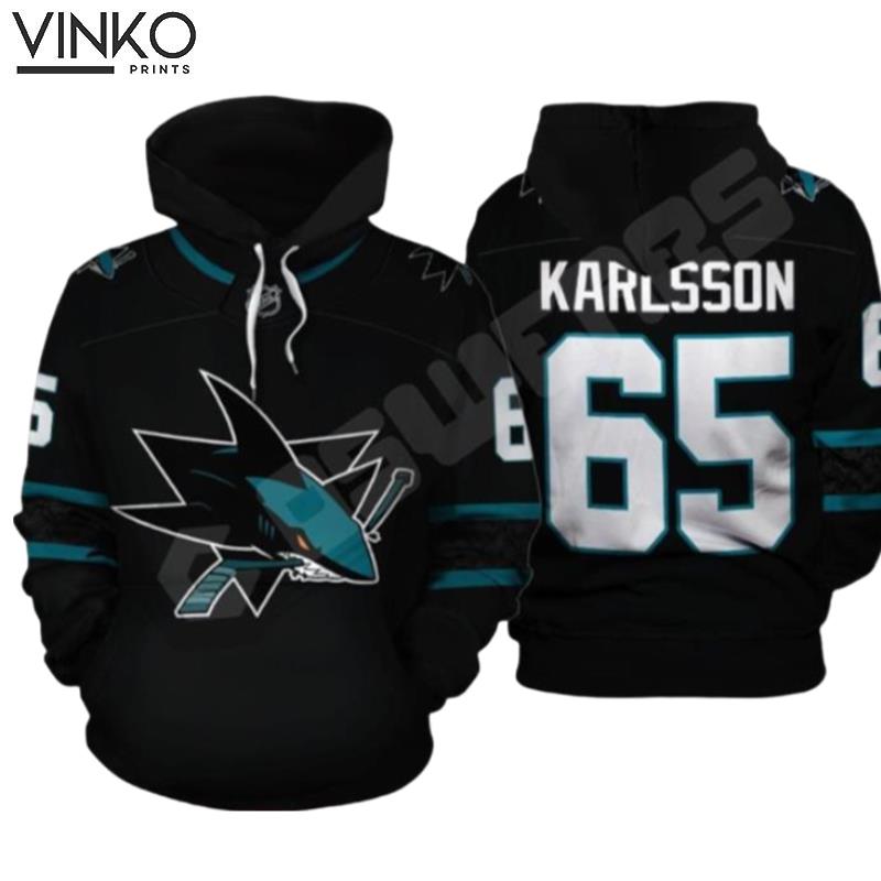 National Hockey League Karlsson Jersey Hoodie