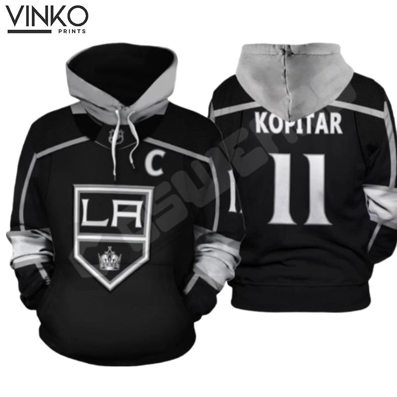 National Hockey League Kopitar Jersey Hoodie