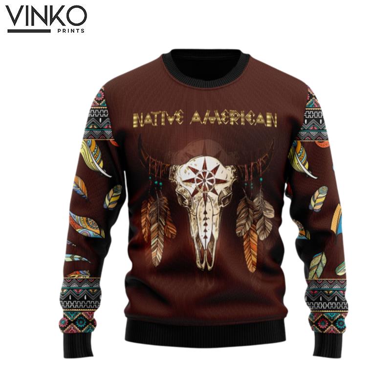 Native Skull TY2011 Ugly Christmas Sweater