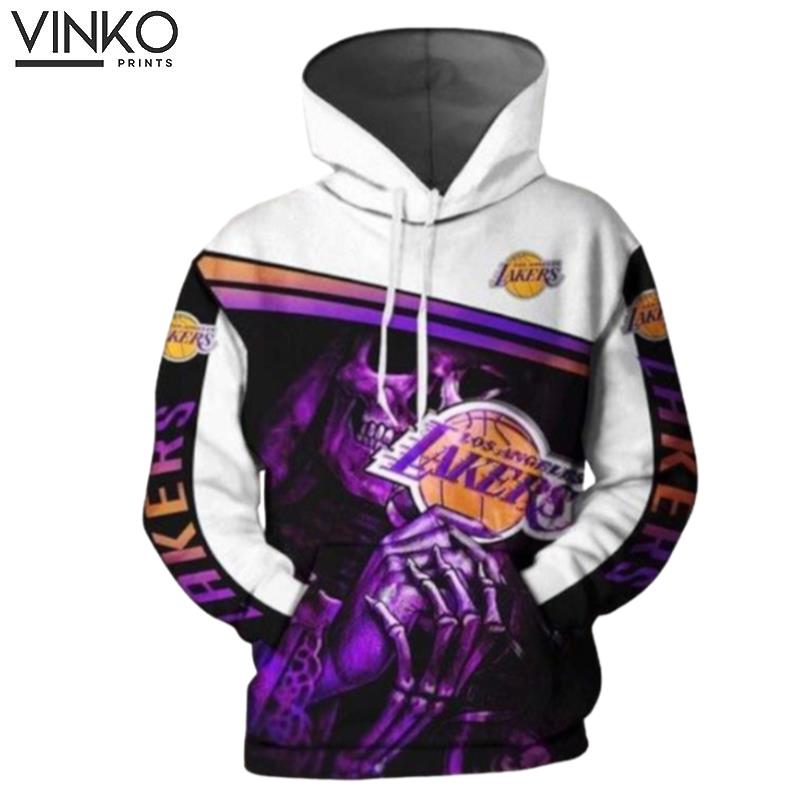 Nba Los Angeles Lakers Skull Hoodie