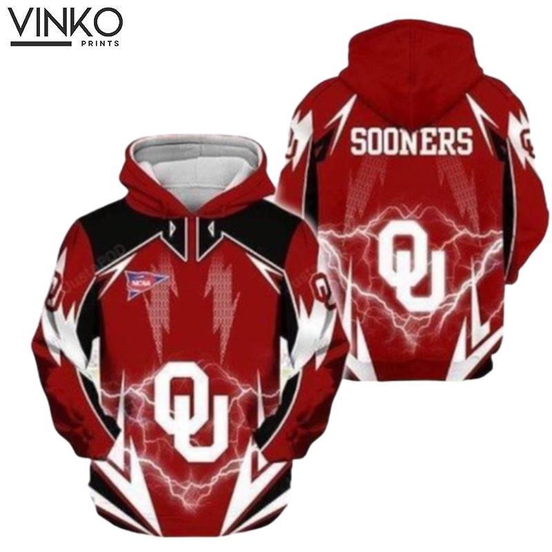 Ncaa Oklahoma Sooners Lightning Hoodie