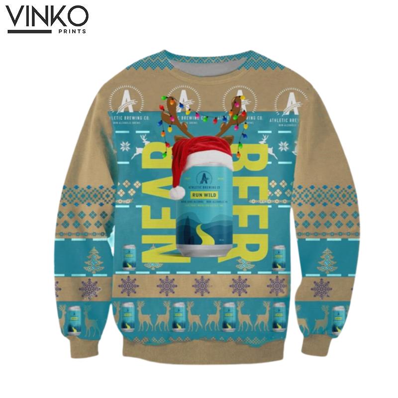 Near Beer Custom Ugly Christmas Sweater