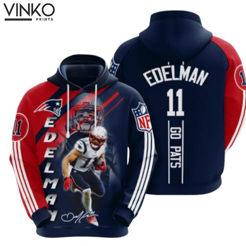 New England Patriots Julian Edelman Hoodie