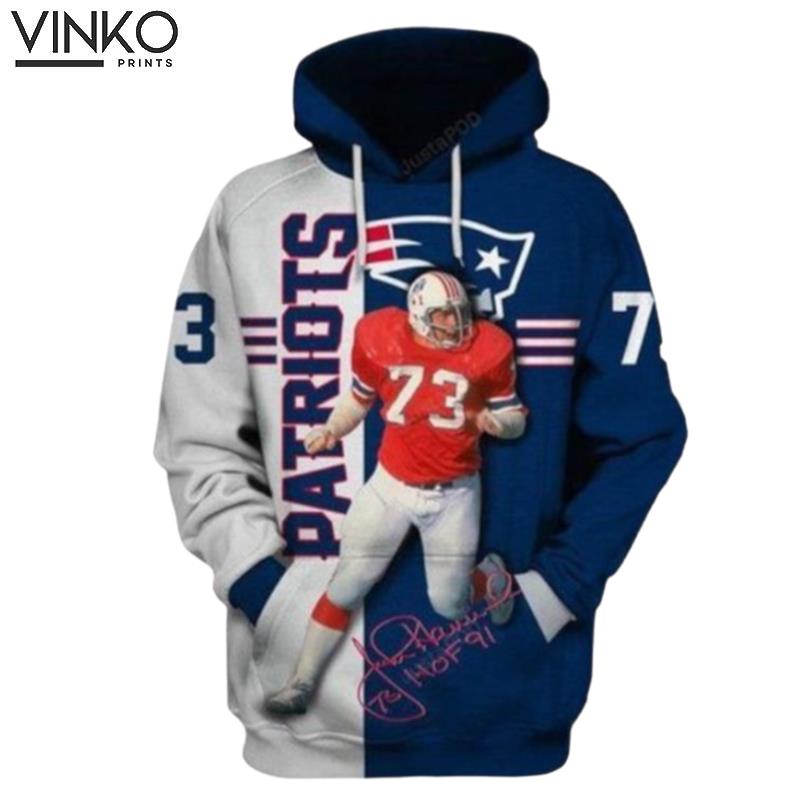 New England Patriots Ncaa Football John Hannah New England Patriots Hoodie