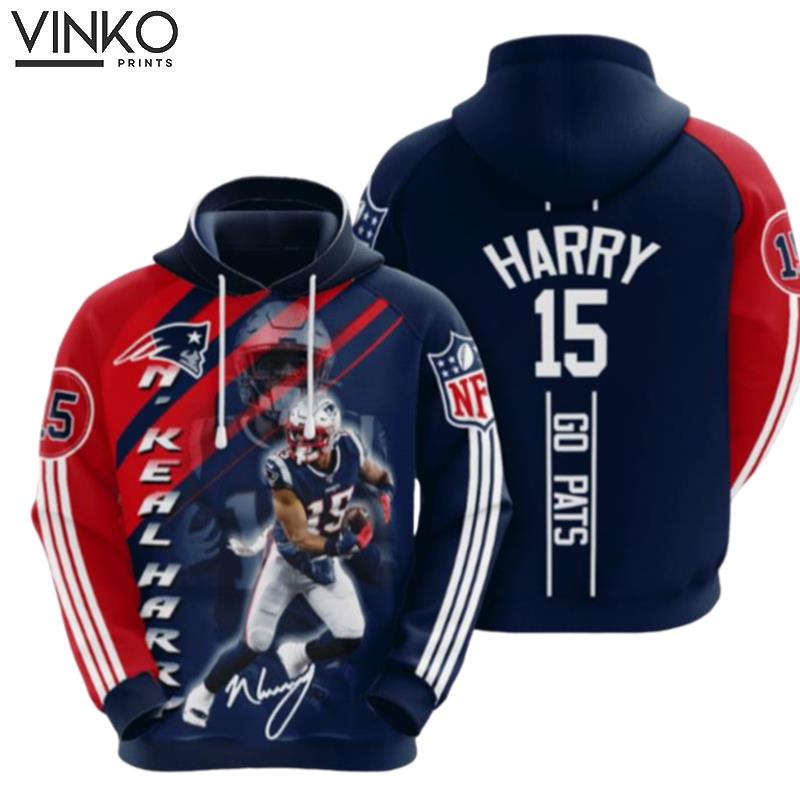 New England Patriots Nkeal Harry Hoodie