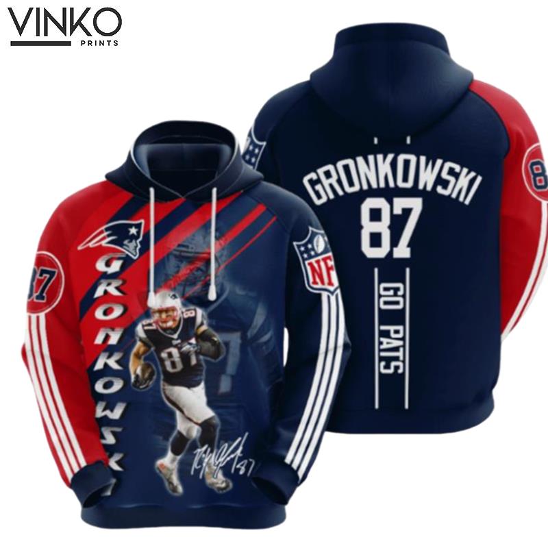 New England Patriots Rob Gronkowski Hoodie