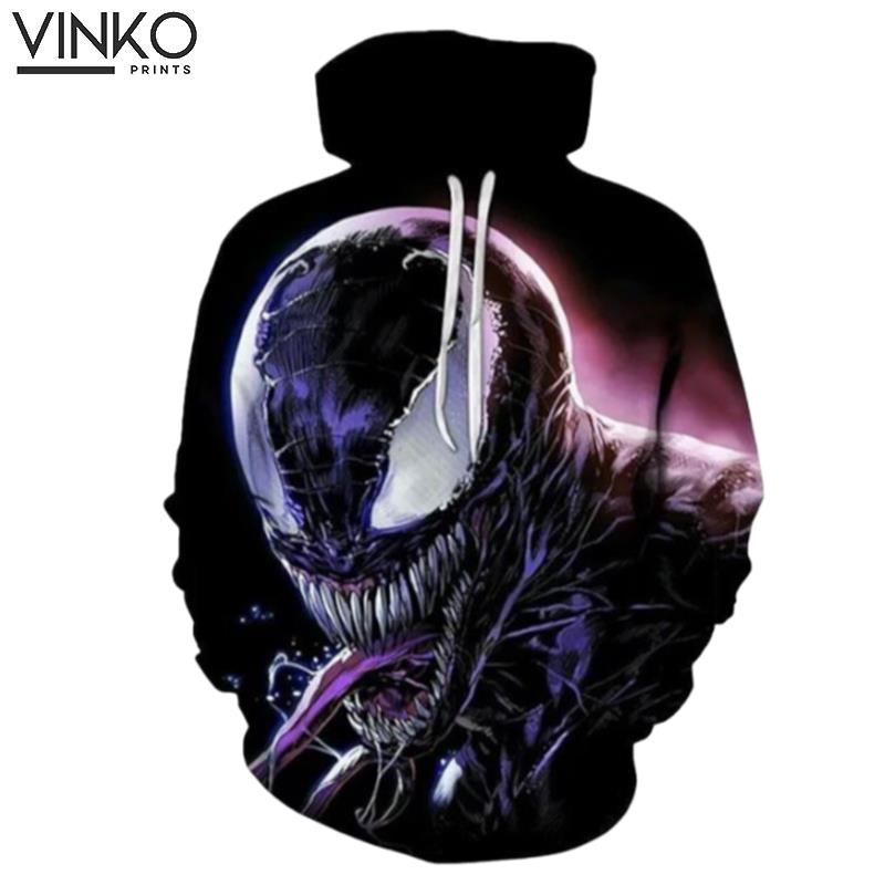 New Trendy Venom Skull Hoodie