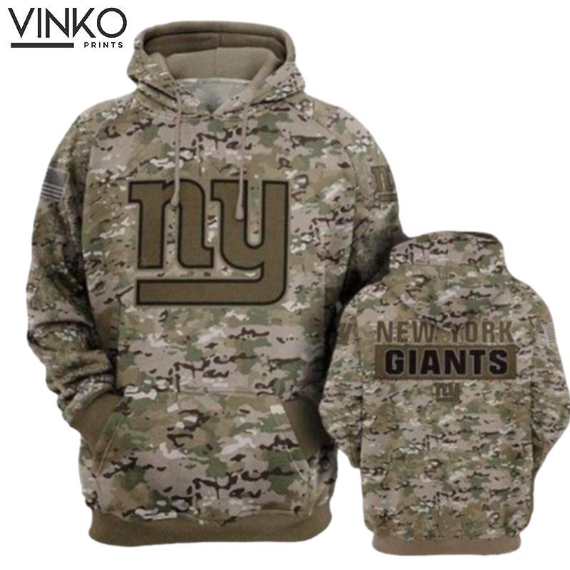 New York Giants Camo Hoodie