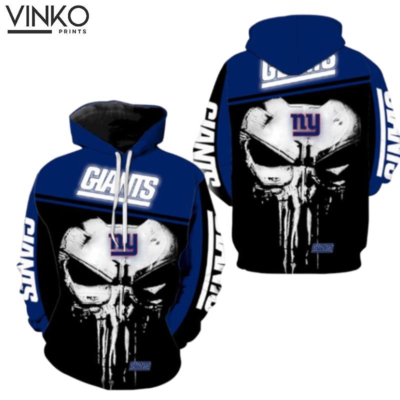 New York Giants Punisher For Men And Women Hoodie