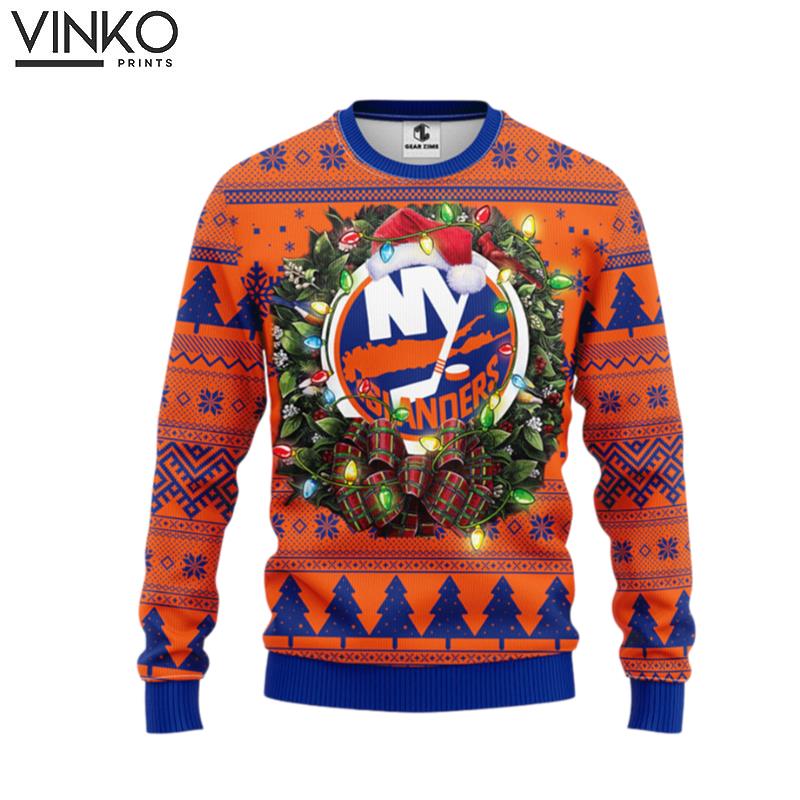 New York Islanders Tree Ugly Ugly Christmas Sweater