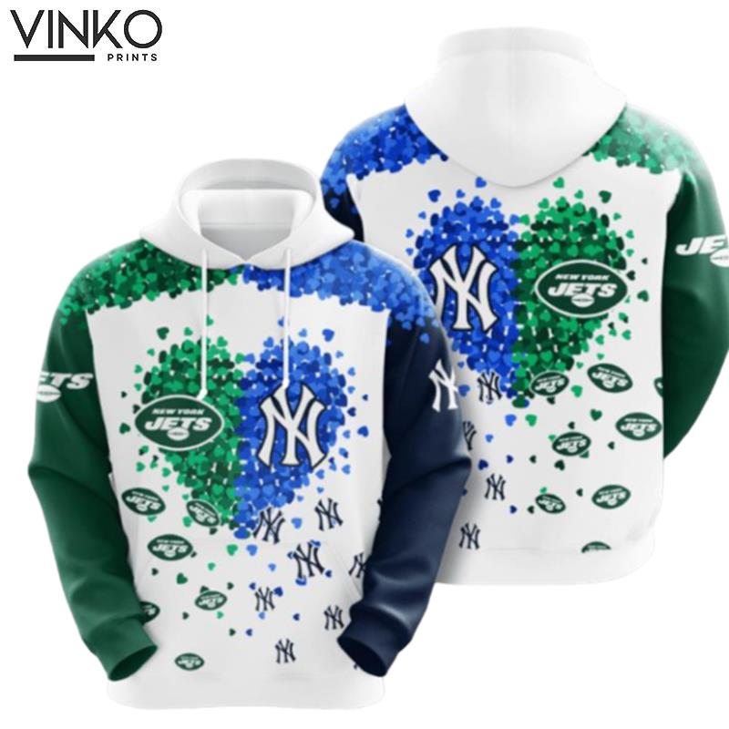 New York Jets Vs New York Yankees Hoodie