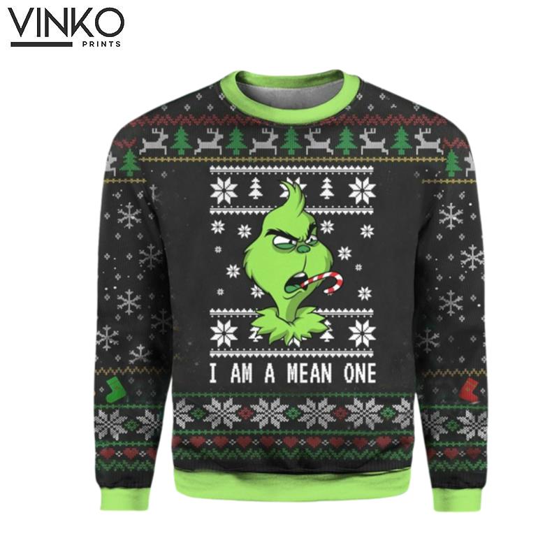 New funny character Face Christmas Xmas Ugly Christmas Sweater