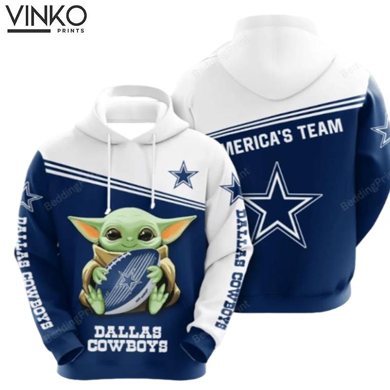 Nfl Dallas Cowboys Baby Yoda 2 Hoodie