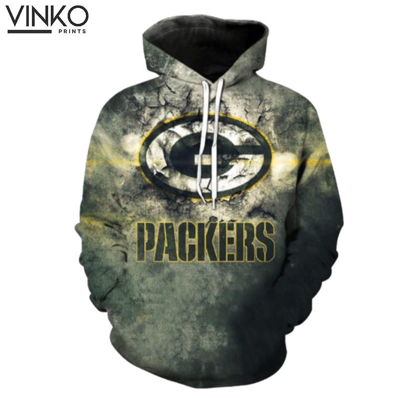 Nfl Green Bay Packers Graphic Packers Logos Men And Women Nfl Green Bay Packers Hoodie