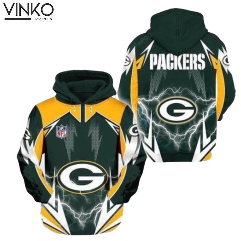 Nfl Green Bay Packers Lightning Hoodie