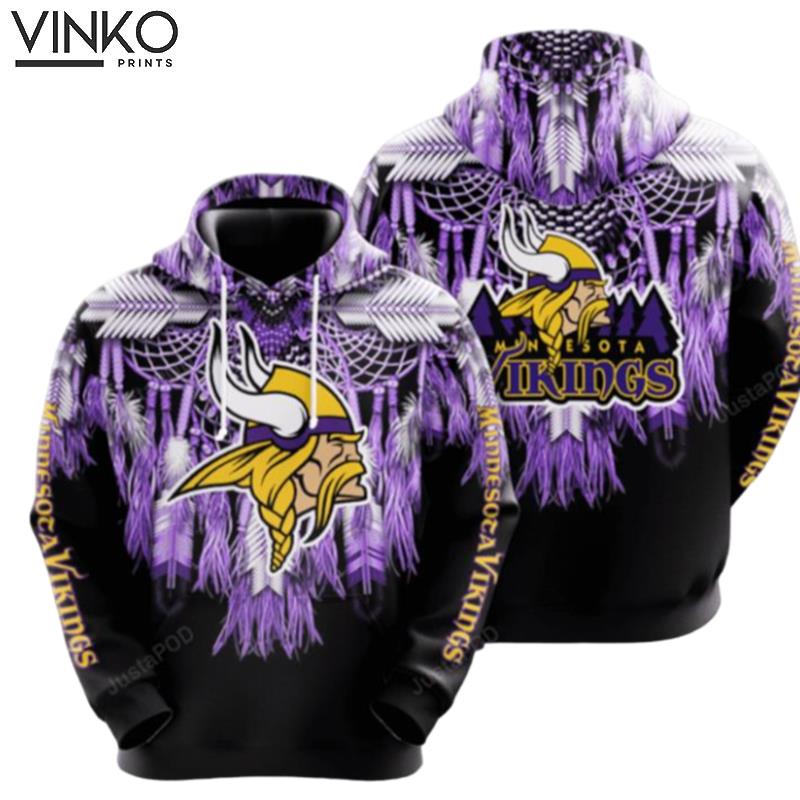 Nfl Minnesota Vikings Native Men And Women Minnesota Vikings Full Hoodie