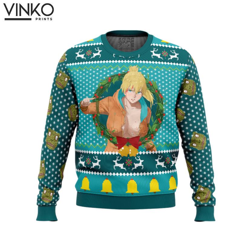 Nikaido Dorohedoro Ugly Christmas Sweater