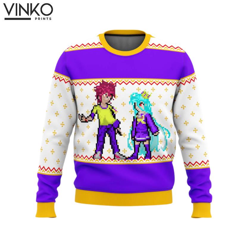 No Game No Life Sprites Ugly Christmas Sweater