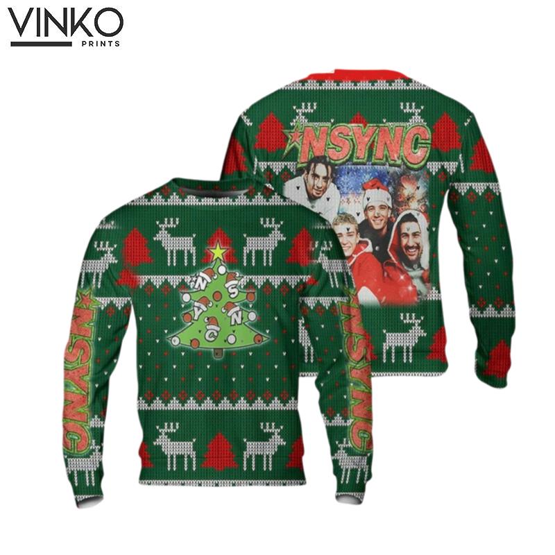 Nsync Band Ugly Christmas Sweater