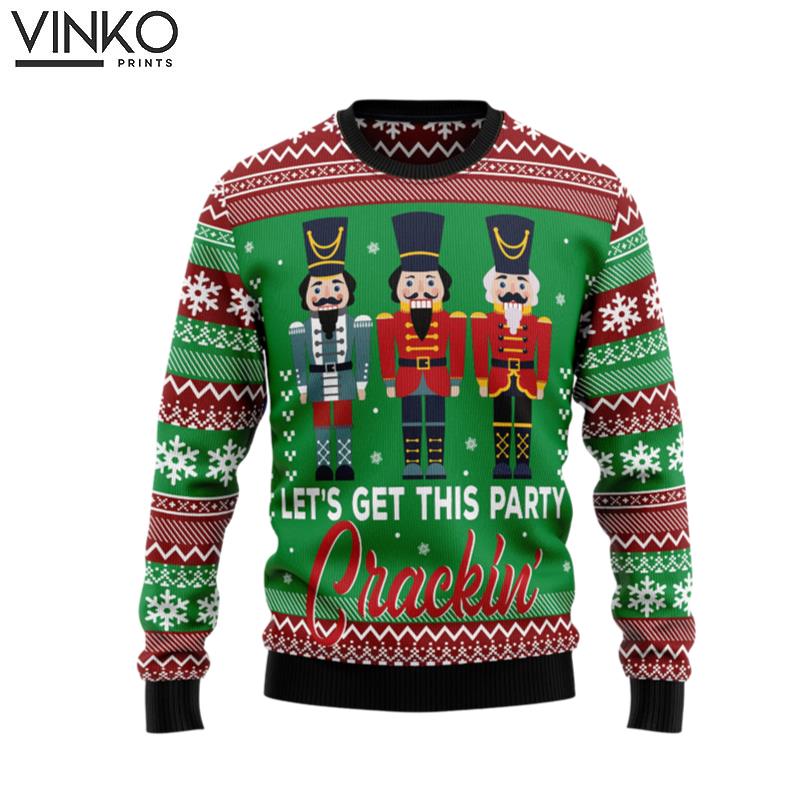 Nutcracker Party Cracking T2210 Ugly Christmas Sweater