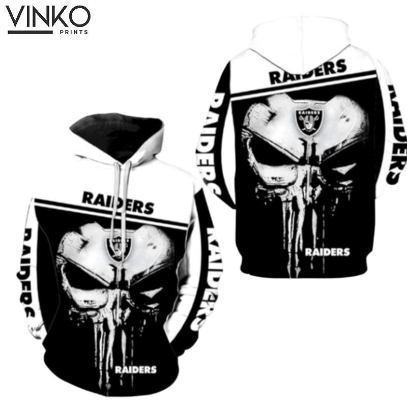 Oakland Raiders Punisher For Men And Women Hoodie