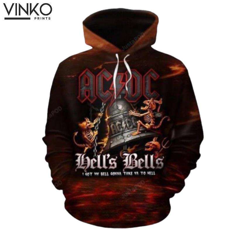 Official Ac Dc Classic Rock Band Custom Graphic Hoodie