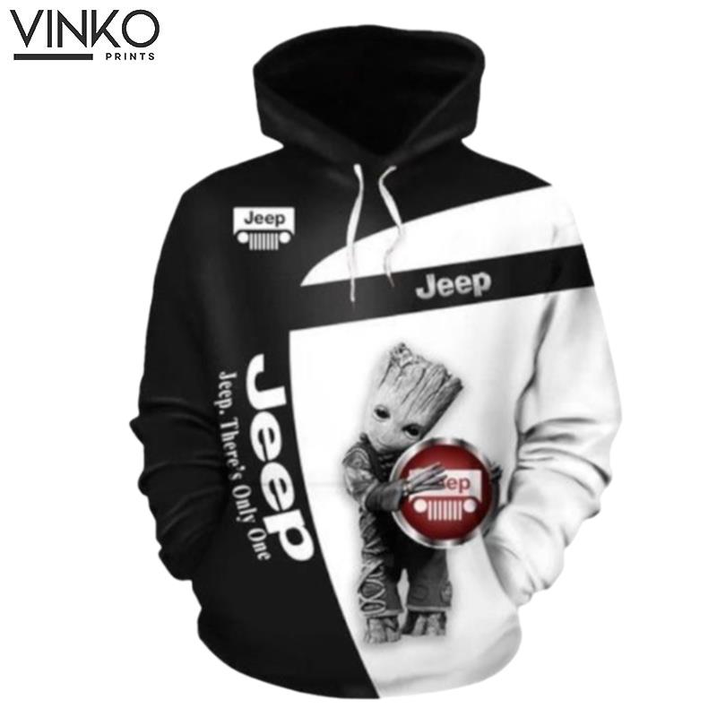 Official Jeep Groot Custom Graphic Hoodie