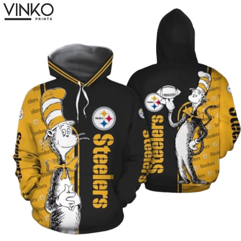 Official N F L Pittsburgh Steelers Custom Graphic Hoodie