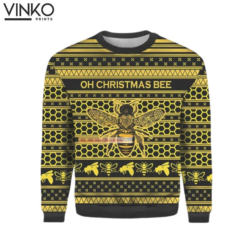 Oh Christmas Bee 3D Ugly Christmas Sweater