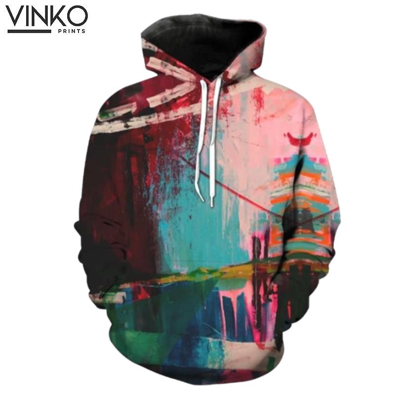 Oil Pastels Painting Hoodie