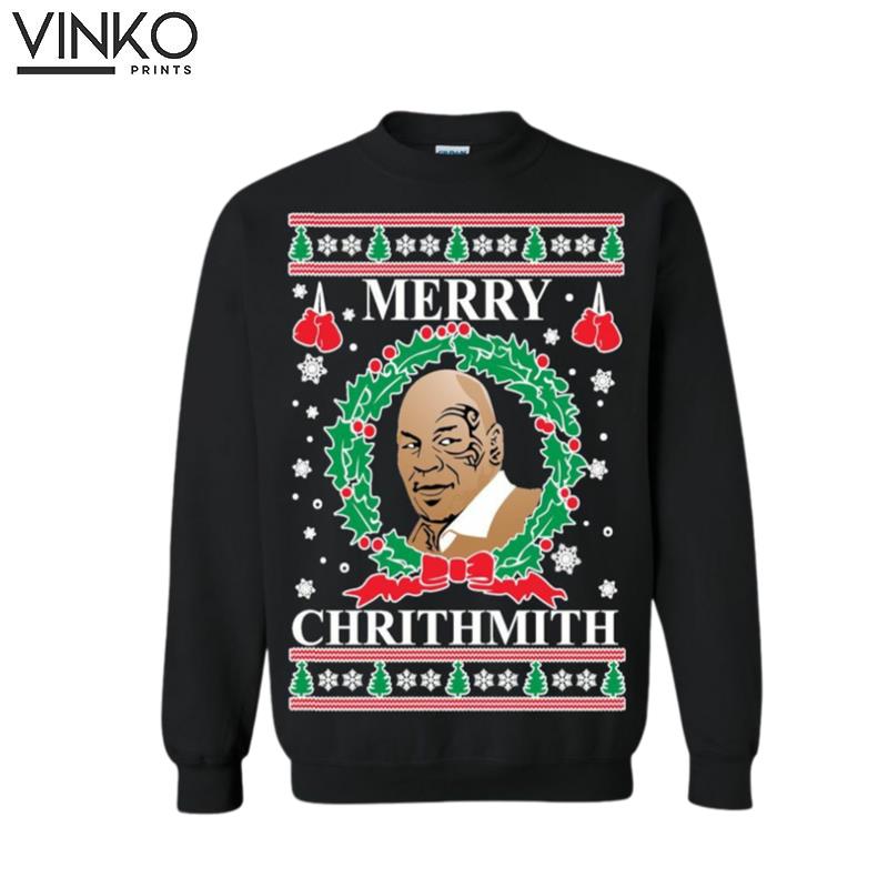 OnCoast Mike Tyson Merry Chrithmith Ugly Christmas Sweater