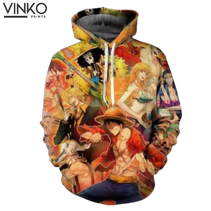 One Piece All In One B Hoodie