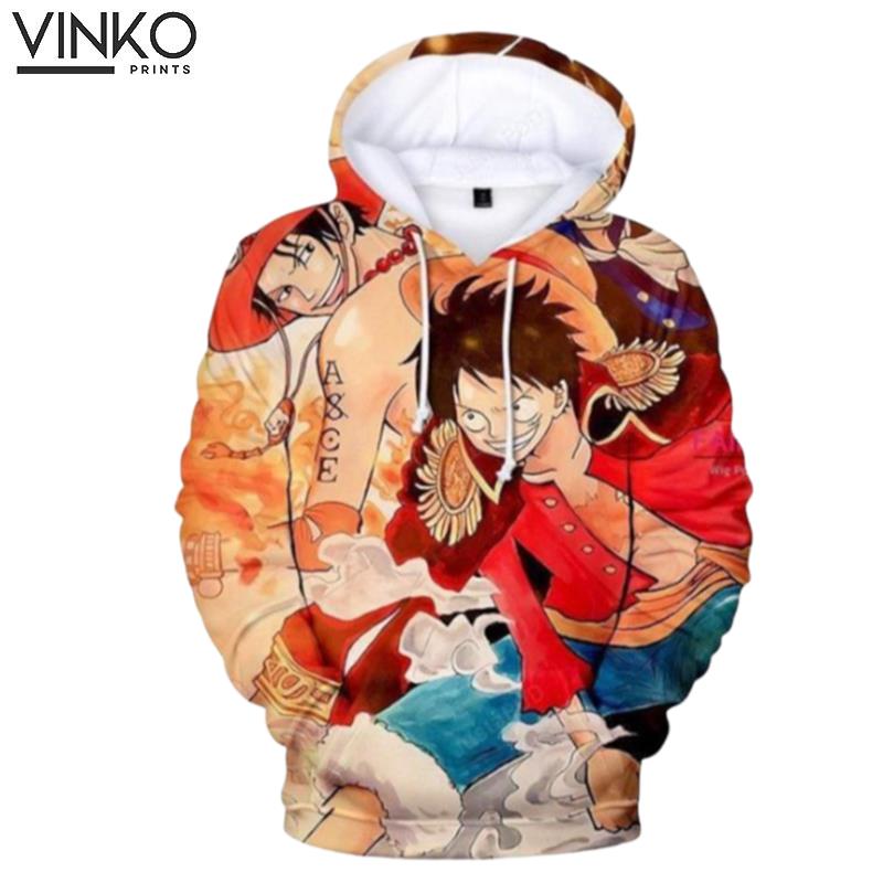 One Piece Kaido Monkey D Luffy Portgas D Ace Hoodie